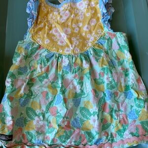 Matilda Jane Yellow and Pink Floral Tank Shirt